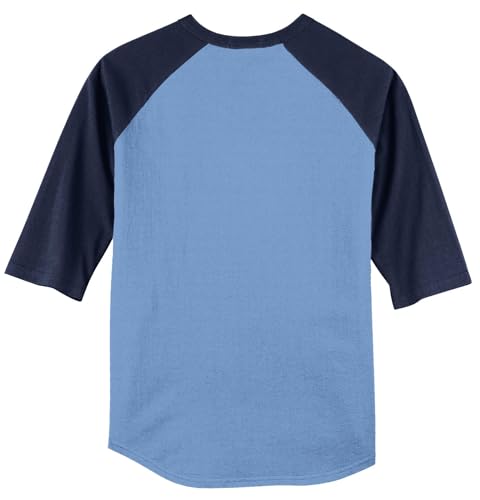 Sport-Tek Unisex Colorblock Raglan Jersey | Camiseta de manga larga para entrenamiento para hombre y mujer, ropa liviana para gimnasio miniatura 2