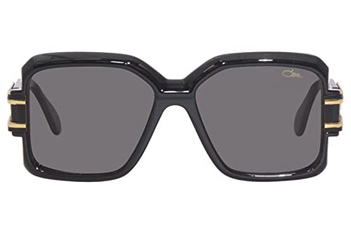 Cazal Legends 623/3-1 Sunglasses Men's Black-Gold/Grey Square 57mm2