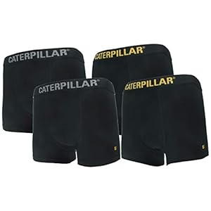 Caterpillar Lot de 4 Boxers pour Homme, Coton de Haute qualité