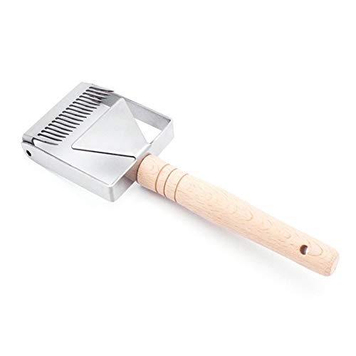 Greatlizard Stainless Steel Uncapping Scraper Bee Hive Tools Handheld Honey Fork Shovel Beekeeping Kit