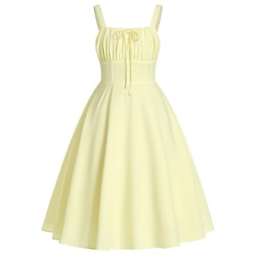 Vestido de verano para niñas IDOPIP con corsé y estampado floral bohemio