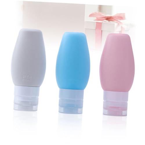 POPETPOP 3個旅行用詰め替えボトル 携帯用シャンプー容器 ローションボトル トイレタリー容器 航空機持ち込み可