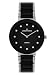 Produktbild JACQUES LEMANS Damenuhr Monaco Massiv Edelstahl/High-Tech-Ceramic massiv Edelstahl Swarovskisteine 42-7G