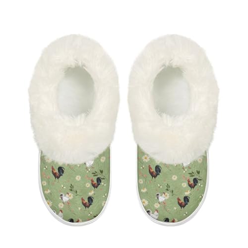 Warm Comfy Memory Foam Slippers for Womens Thick Sole Flannel Platform Slippers for Indoor Outdoor2