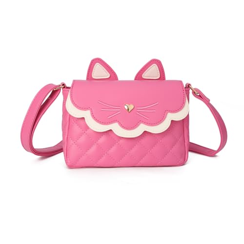 Image of Gladdon Teen Girls Crossbody Bag Cute Cat Wallet for Girl Birthday Gifts Purses