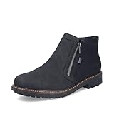 Rieker Herren Winterstiefel F4670, Männer Stiefel, wasserabweisend, riekerTEX,uebergangsstiefel,uebergangsschuhe,Boots,schwarz (01),45 EU / 10.5 UK
