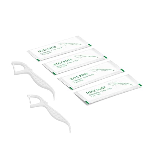 Holy-rose-Individually-Wrapped-Dental-Floss-Picks-Double-Line-Flossers-100-Count-Mint-Flavour-Floss-Stick-Toothpicks-Suitable-for-Travel-Hotel-Restaurant-Office-CarWhite