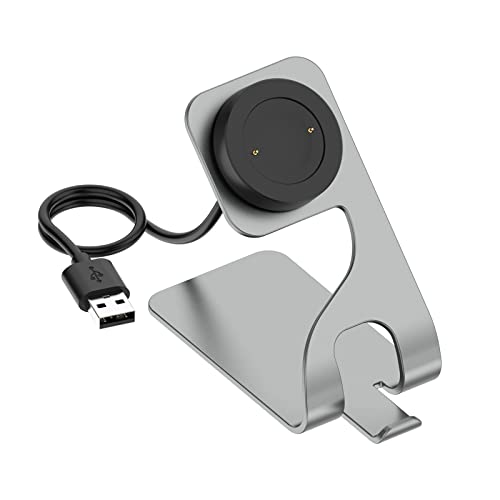 ポータブル USB 充電スタンド ドック ステーション ホルダー シリコン ブラケット 互換性のある時計 GS3 スマートウォッチ ベース充電器ドック 電話時計用 高速チャット スイッチ ホルダー ステーション ケーブル C付き