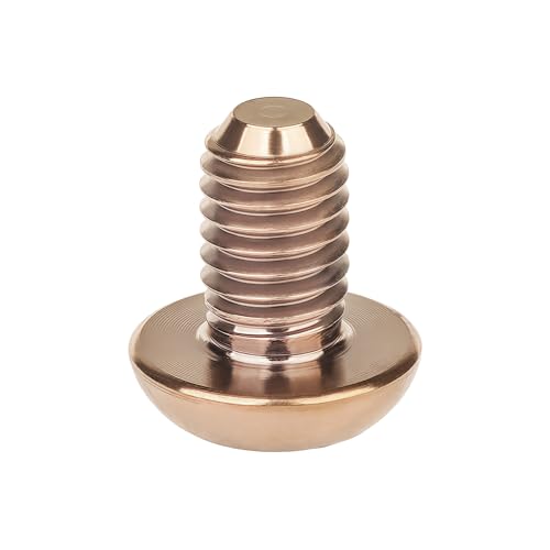 Image of Titanium Bolt M3 8 10 12 15mm Allen Key Head Screws for Bicycle Pack of 4 (Bronze, M3x8mm)