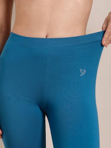 Image of TWIN BIRDS Tailored Cut and Classic Fit Super Stretchable Elastane Fabric Churidar Leggings for Women