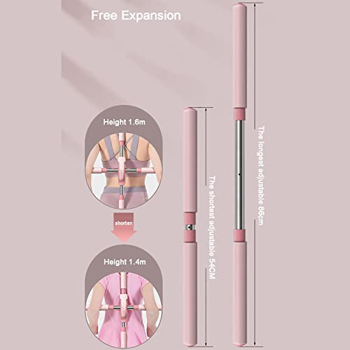 31rgMIiiiqL Wokii Yoga Sticks Training for Posture Corrector Yoga Sticks Stretching Tool Yoga Training Sticks for Posture Humpback… - Image 6