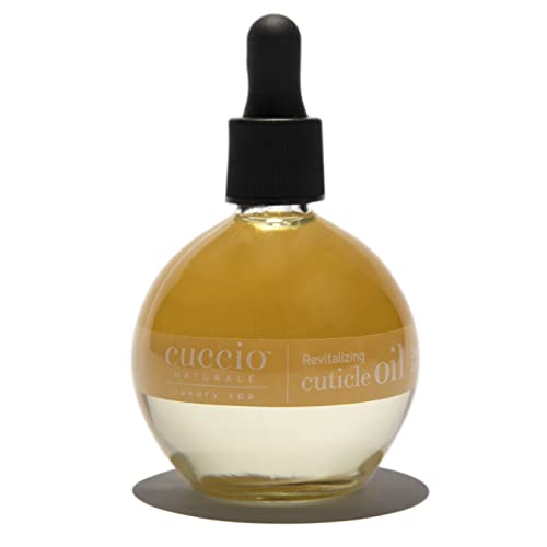 Cuccio Naturale Revitalizing Cuticle Oil - Hydrating Oil For Repaired Cuticles Overnight - Remedy For Damaged Skin And Thin Nails - Paraben/ Cruelty-Free Formula - Sweet Almond - 2.5 Oz #TOP10