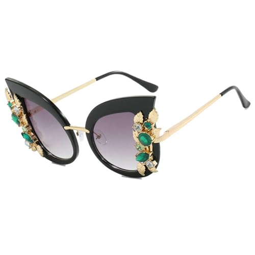 Fashion Sparkling Rhinestone Butterfly Sunglasses Women Luxury Brand Vintage Diamond Sun Glasses Ladies Rave Party Eyewear2