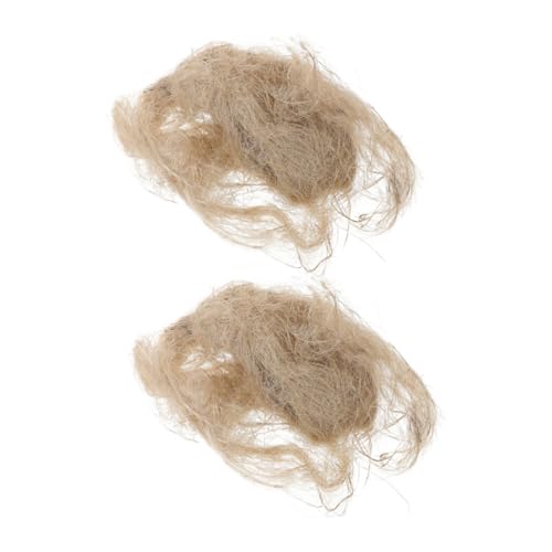 VANZACK 2Bags Natural Bird Nesting Materials Safe Woven Nest Filler for Parakeets Hummingbirds Wild Birds for DIY Nesting Jute for Secure Nesting Spaces