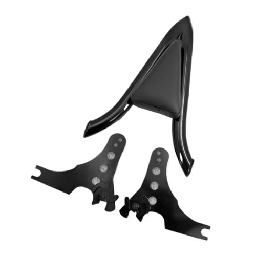 Dossier passager moto amovible noir pour Sportster 883 1200 et Roadster 2004-2021