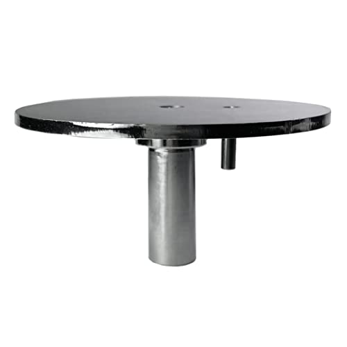 Zackman Scientific Stainless Steel Adapter Plate for AutoSolo ASWG001 Wheel Alignment Clamp, Compatible with Magnetic Balancing Tools