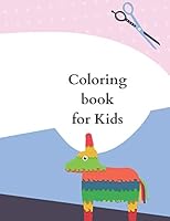 Coloring book for Kids: 50 Coloring Pages, Gift for Kids, Ages 3, 4, 5, Multi B08D4F8RFQ Book Cover