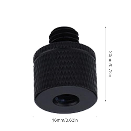 Adaptador de Trípode 1/4, Adaptador de Montura de Trípode de 1/4 Pulgada, Accesorios de Fotografía de Fácil Instalación para Monopiés Exteriores Estudio Cabezas para Selfies Fotógrafos - imagen 5