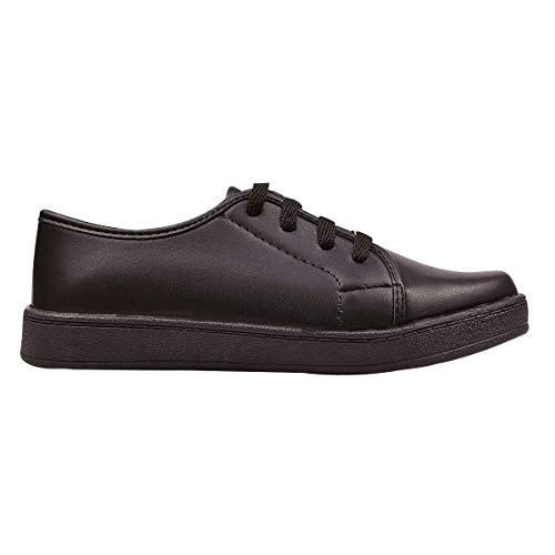 Tênis Feminino Casual Sapatênis Eleganteria Tamanho:38;Cor:Preto