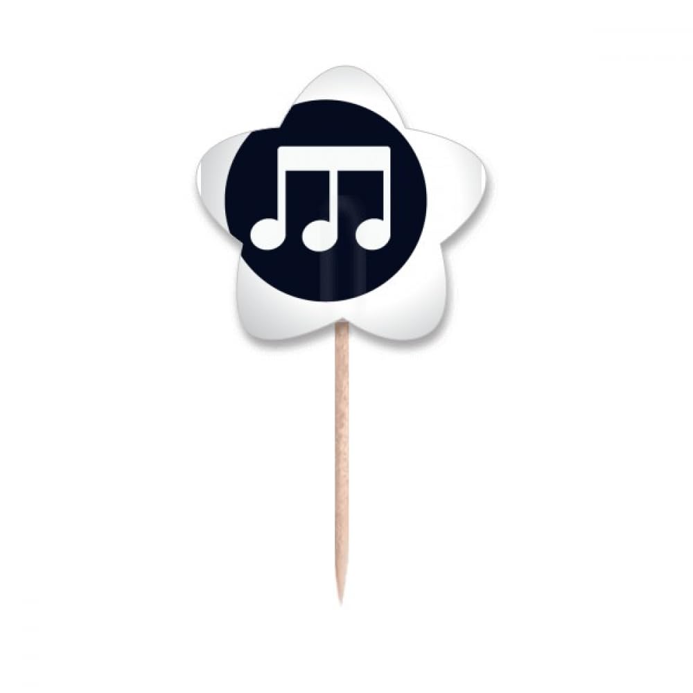 Cure-dents notes de musique pour cupcakes : fini les glaçages gâchés