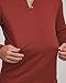 Venado Long Sleeve Shirts for Men – Flex Henley Shirts for Men Outdoor Wear (Fire Brick, Large)