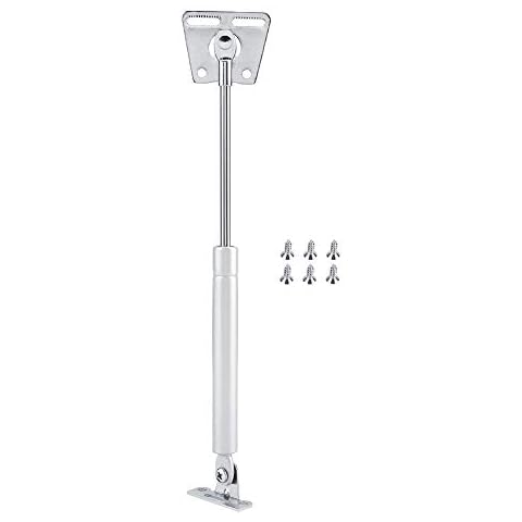 Jeankak Durable Adjustable Heavy Duty 60N-120N Hydraulic Gas Strut Lift Support, Supportpneumatic Support, for Kitchen Door Cabinet Door Bus Luggage(Silver) Cover