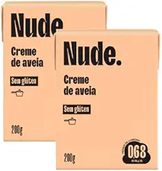 Kit 2X: Creme de Leite Vegetal de Aveia Nude 200g