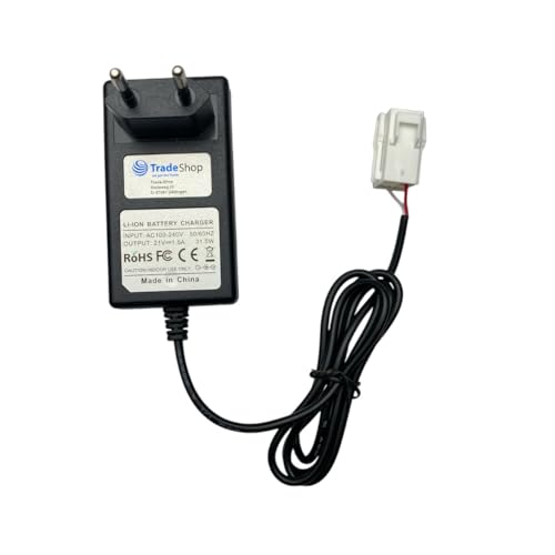 Trade-Shop 20V Li-Ion Ladegerät Netzteil kompatibel mit Landxcape LX790 600M2, LX835, LX796, LX795, LX795 400M2, LX792, LX792 600M2, LX791