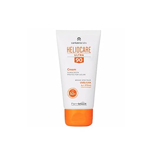Heliocare Ultra 90 - Crema Solar Facial SPF 50+, Protección Muy Alta, Nutre e Hidrata, sin Residuo Blanco, sin Efecto Máscara, Pieles Normales o Secas, 50ml, paquete aleatorio