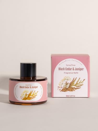 SenseFlow Difusor de Aceite Esencial Ajustable - Difusor de Perfume LED de 40 Días Ideal para Casa, Hotel, Estudio Jazmín Indio