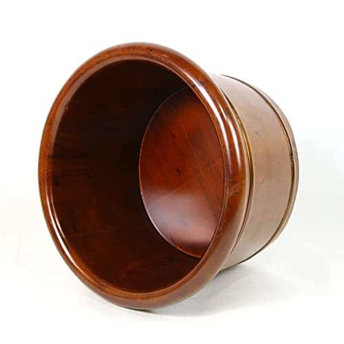 Tina de spa para pies de madera maciza de roble miniatura 6
