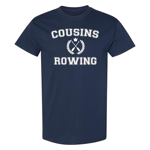 UGP Campus Apparel Cousins Rowing - Summer Pretty T-Shirt - XX-Large - Navy