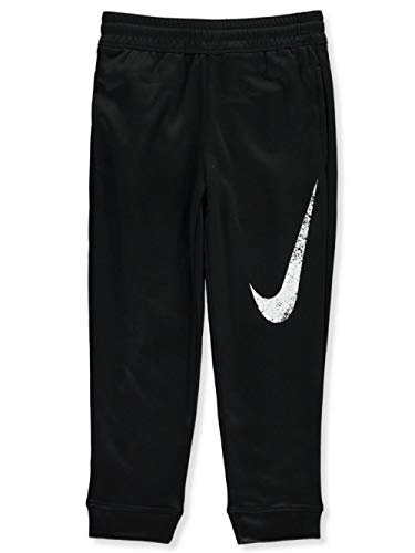 Nike boy's therma fleece athletic pants (little kids) black 6 lit…