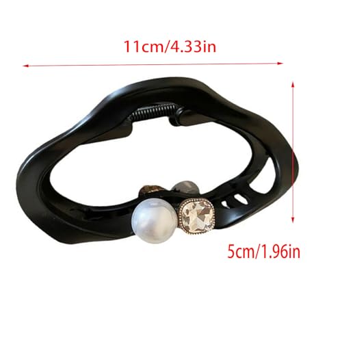 Pince à cheveux nuage grande taille multicolore pour chignon - 3