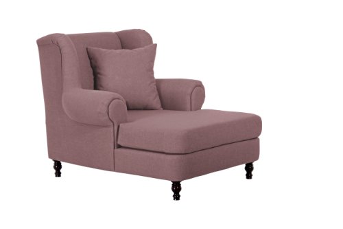 Max Winzer Megasessel Maren | Mit Flachgewebe in Aubergine