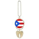 Opozsdf Fashionable Hanging Ornaments - Puerto Rico Flag Car Rearview Mirror...