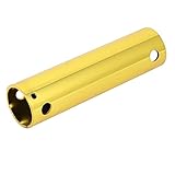 Ruilogod 10cm Length 26.3mm Outer Dia Steel Pendant Light Ceiling Fan Downrod Gold Tone (id: 065 02d ca3 f40 1f6