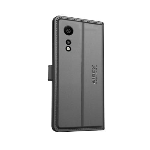 Image of AIBEX Compatible for Oppo A78 4G Flip Cover Leather Finish | Inside TPU with Card Pockets | Wallet Stand | Complete Protection Flip Case - Black