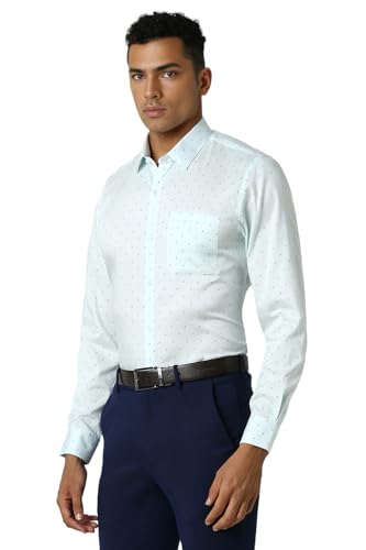Image of Peter England Men's Cotton Print Slim Fit Shirt