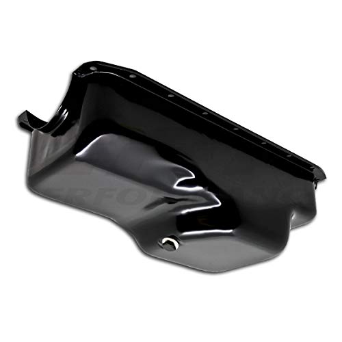 Black Steel Oil Pan Center Sump For 1971-80 Chrysler 360 Not For Trucks Or Vans