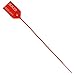 Red Pull Tight Security Seals W/Numbering 25 lbs. Breaking Strength Pack of 100