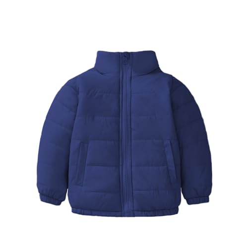 BILIKEYU Boys Girls Lightweight Puffer Jackets Zip up Stand Collar Winter Warm Outerwear Cats for 3 to 14 Years4
