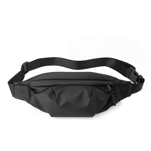 Riñonera para Hombre Bolso de Pecho for Hombre, Bolso Cruzado for Deportes al Aire Libre, Cintura Simple para Uso Diario(Schwarz)