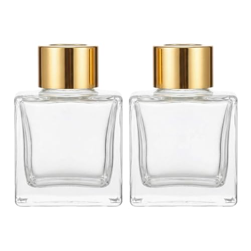 Botellas Difusoras Cuadradas de Vidrio 50ml Pack 2 miniatura 1