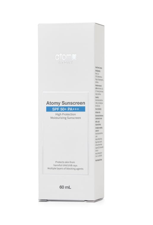 Image of Atomy Sunscreen SPF 50+ PA+++, High Protection Moisturizing Sunscreen, UVA /UVB Protection, 60 mL