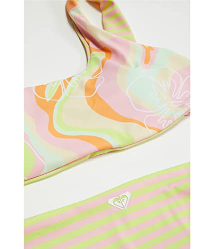 Roxy Girl's Hibiscus Revo Bralette Set (Big Kids) Ambrosia Hibiscus Hype 12 Big Kid2