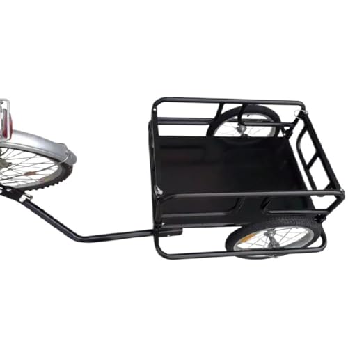 Angodaアルミ製トレーラー ミニトレーラー 軽量 折りたたみ式 折りたたみ台車 手押し式トレーラー 大容量荷台 積載量150Kg 防爆タイヤ 空気入れ不要 コンパクト収納 運搬車 レジャーカー キャンピングカーレジャー 折りたたみ可能 省スペース 頑丈