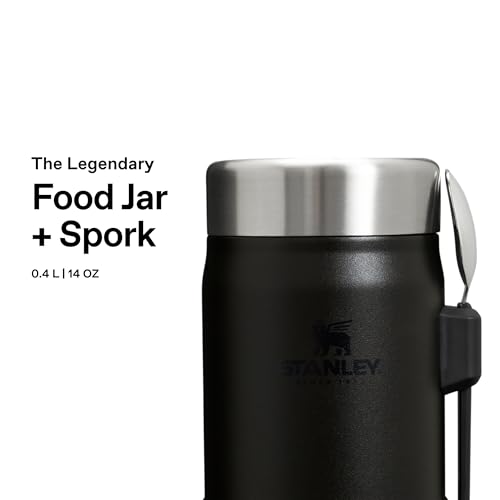 STANLEY 1913 Classic Legendary Food Jar mit Spork 400 ml - Black – Ansicht 3