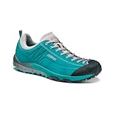 ASOLO Women's Space GV Durable Low-Height Outdoor Hiking Shoes w/Suede Upper, Waterproof & Breathable Lining, Rubber Outsole, North Sea, 8.5