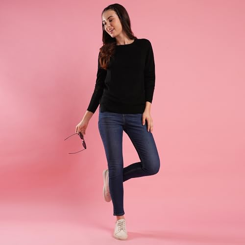 Image of Globus Women Red Solid Round Neck Casual Top-3638067002